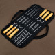 Double skewers 6pcs in case, stainless steel 42cm with wooden handle GRILLI 9624