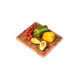 Professional double-sided oak cutting board 29x34cm GRILLI 777749