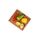 Professional double-sided oak cutting board 29x34cm GRILLI 777749