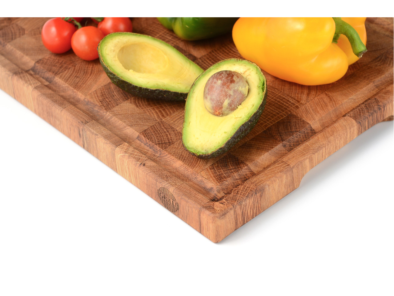 Professional double-sided oak cutting board 29x34cm GRILLI 777749