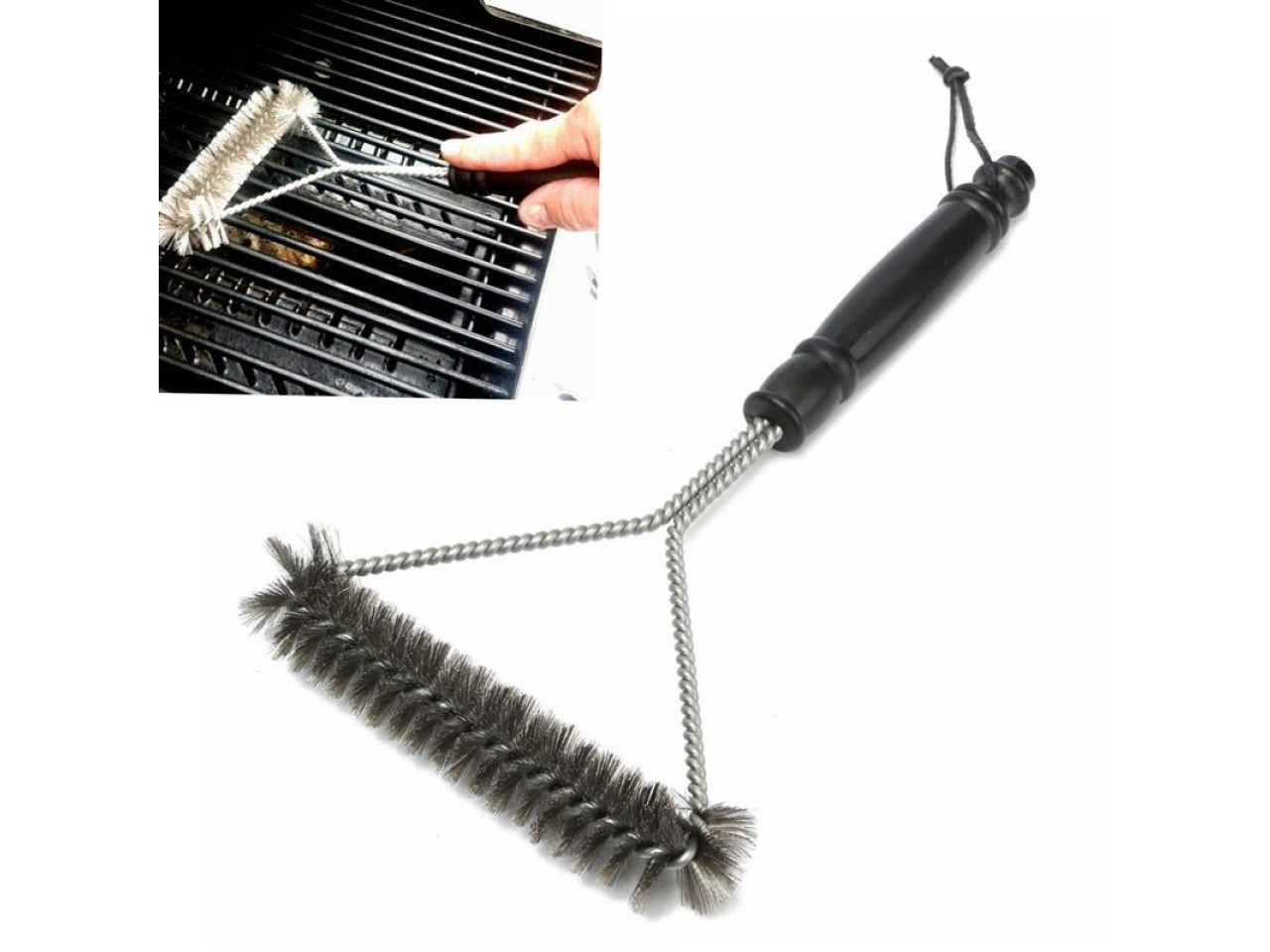 Stainless steel grill brush 30 cm GRILLI 77700