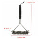 Stainless steel grill brush 30 cm GRILLI 77700