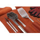 Leather grill tool organizer + TOP 10 GRILLI accessories 888044