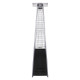 Umbrella gas patio heater Pyramid black GRILLI 77377