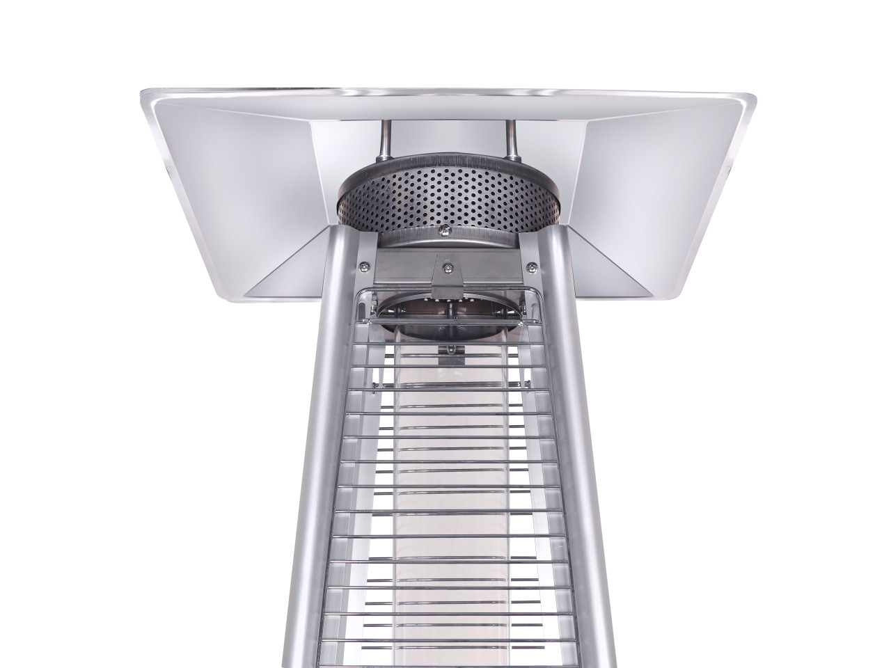 Umbrella gas patio heater Pyramid black GRILLI 77377