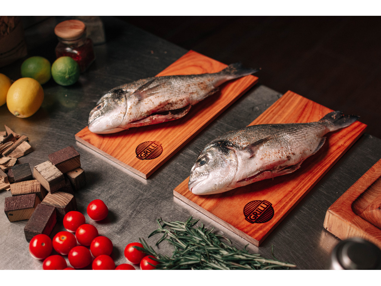 Cedar planks for grilling 2pcs 15*30cm GRILLI 777726