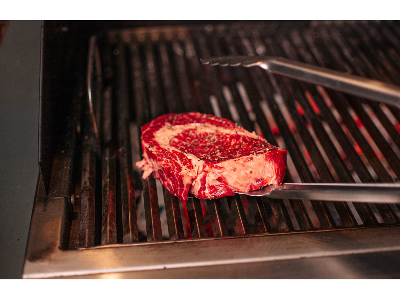 Large stainless steel kitchen grill tongs 45cm GRILLI 777718