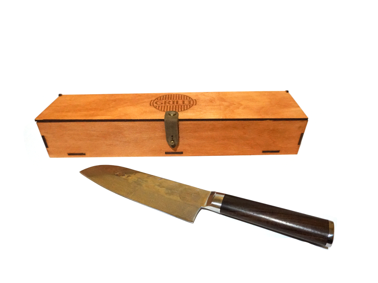 Santoku Professional Damascus Knife, 17cm GRILLI 77728