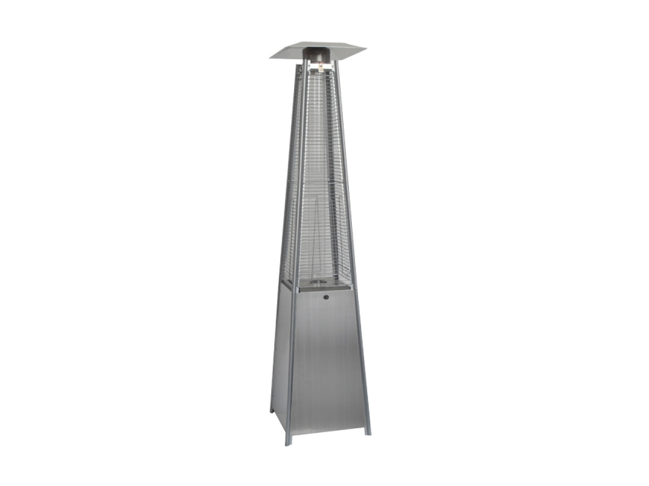 Gas heater Pyramide stainless steel TM GRILLI 77577 