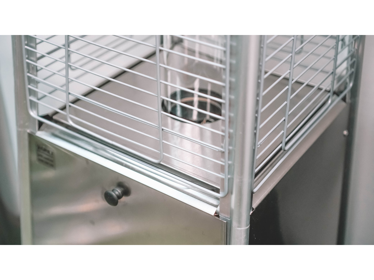 Gas heater Pyramide stainless steel TM GRILLI 77577 