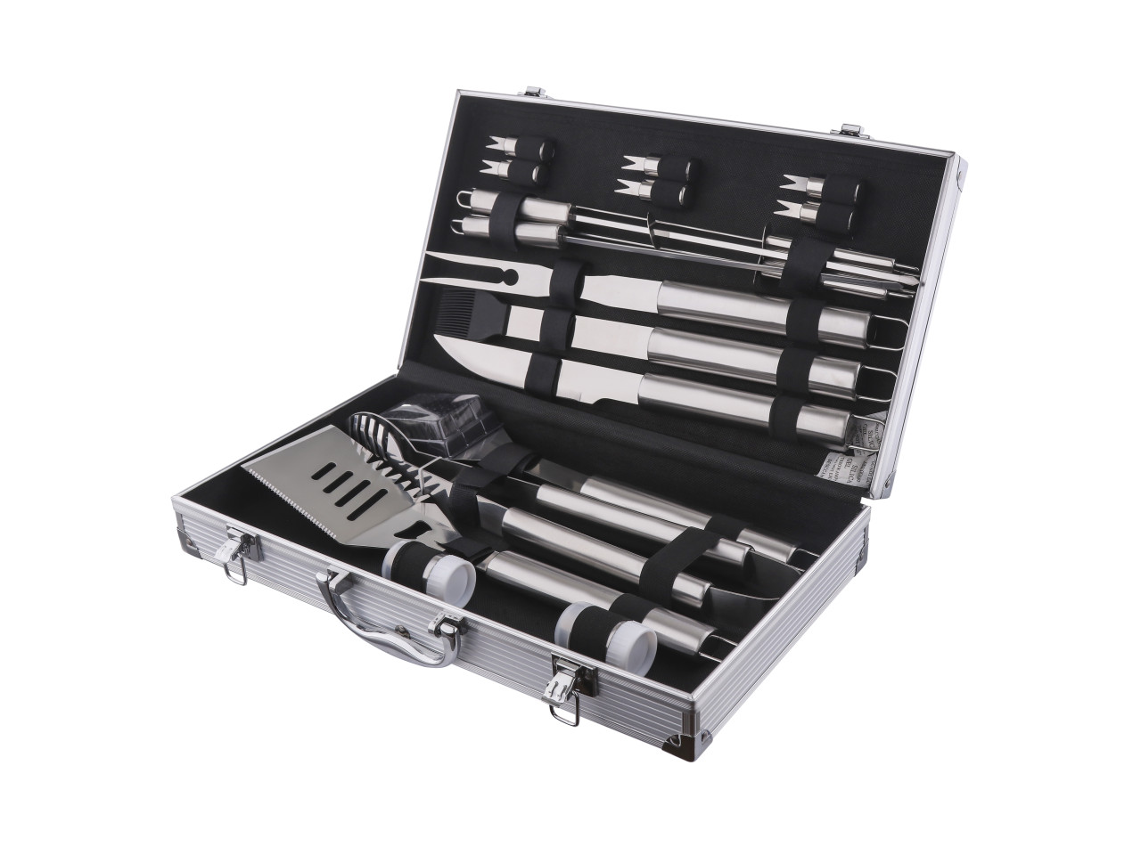 Grilling cutlery set in a suitcase, 18 pieces GRILLI 777753