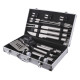 Grilling cutlery set in a suitcase, 18 pieces GRILLI 777753