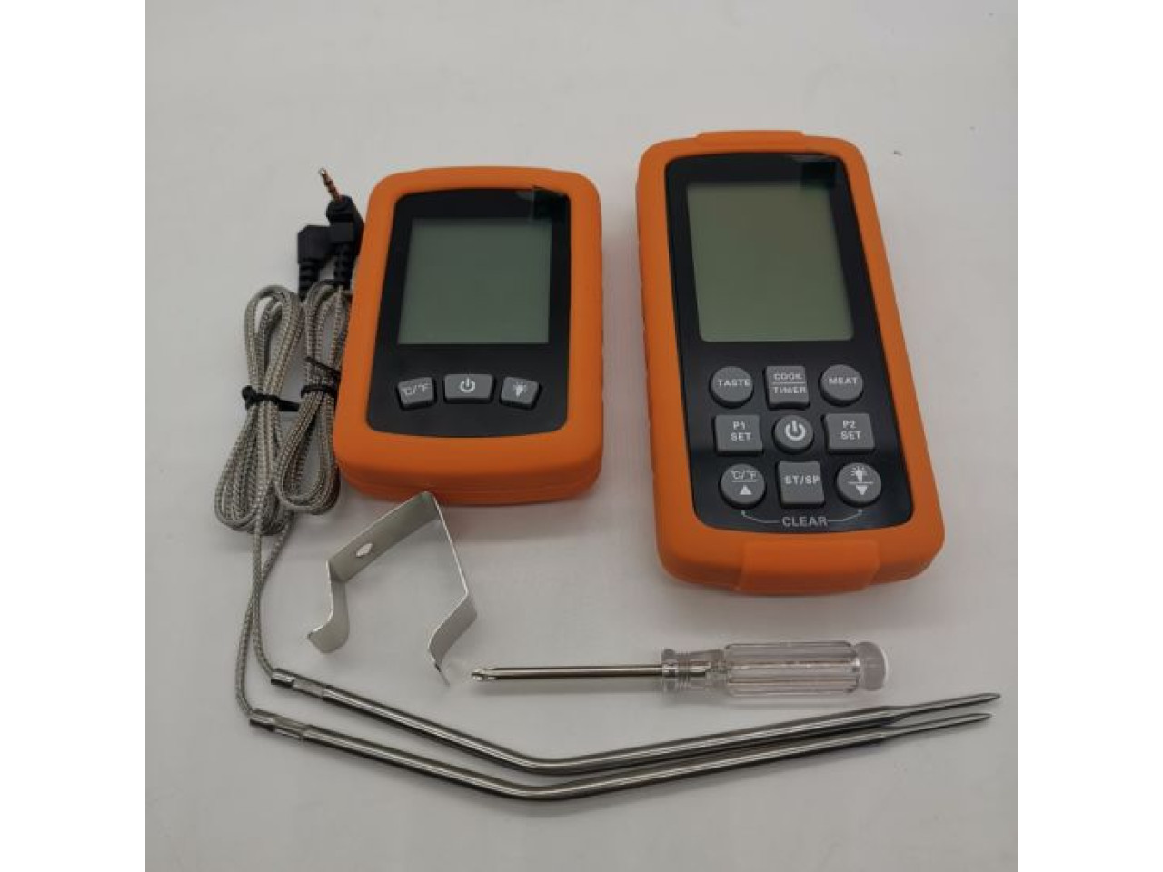 Wireless Electronic Grill Thermometer 2 Probes GRILLI 777762