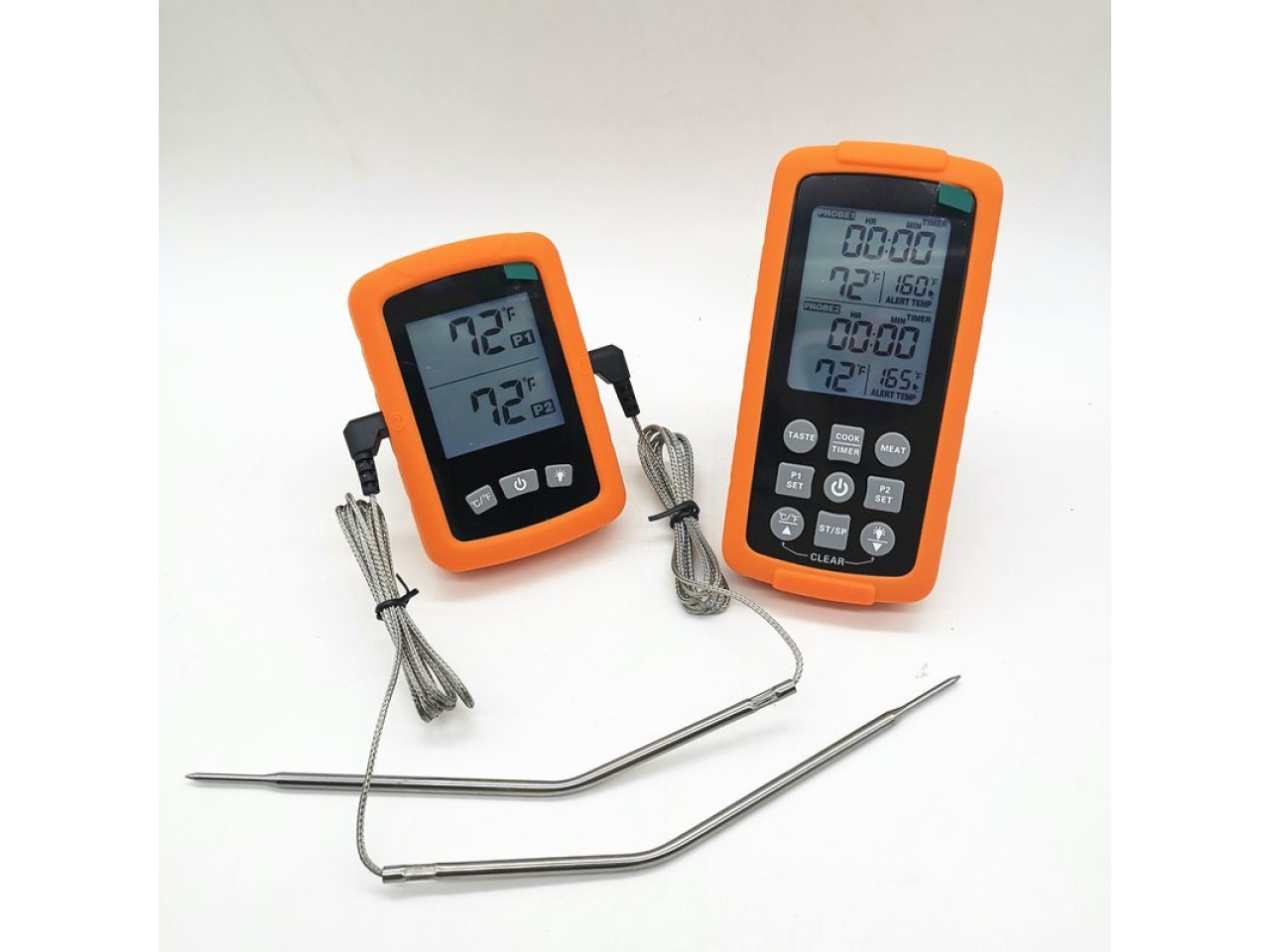 Wireless Electronic Grill Thermometer 2 Probes GRILLI 777762