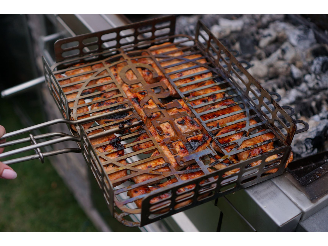 Grilling rack stainless steel 1.5mm 31x26 cm GRILLI 777766