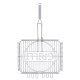 Grilling rack stainless steel 1.5mm 42x32cm GRILLI 777767