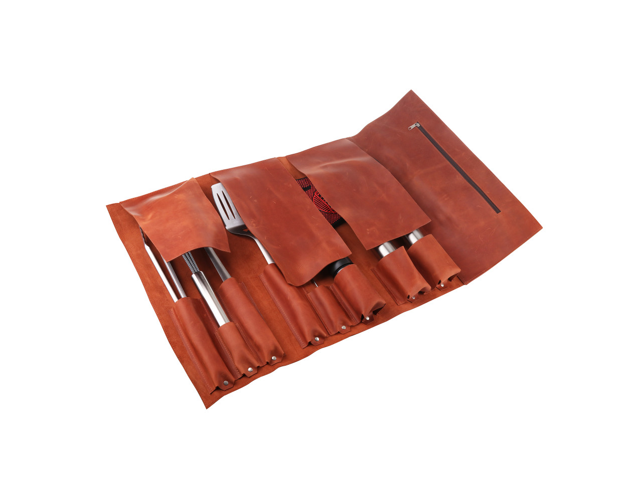 Leather organizer for grilling accessories, GRILLI 77716