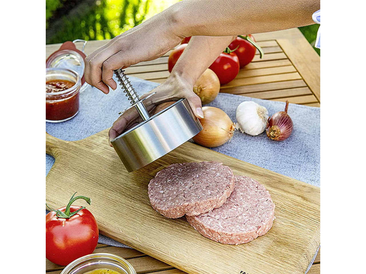 Pražský formulář pro hamburgerové placky GRILLI 77758