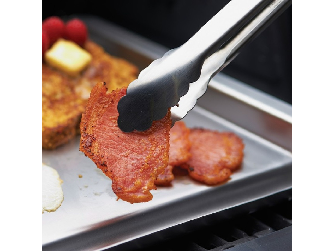 Taca grillowa 49*36*5cm ze stali nierdzewnej GRILLI 77847