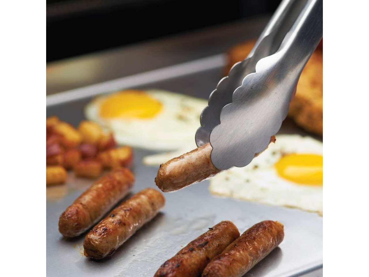 Taca grillowa 49*36*5cm ze stali nierdzewnej GRILLI 77847