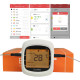 EasyBBQ Remote Bluetooth Grill Thermometer 2 Probes GRILLI Pro3