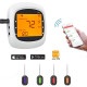 EasyBBQ Remote Bluetooth Grill Thermometer 2 Probes GRILLI Pro3