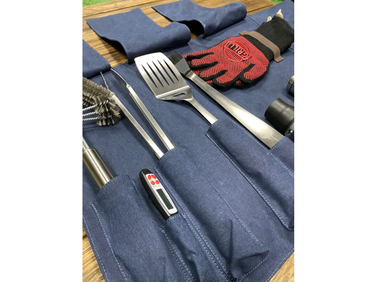 Grill tool organizer blue GRILLI 88800