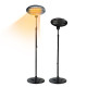 Electric infrared heater 2000w, black GRILLI 9539