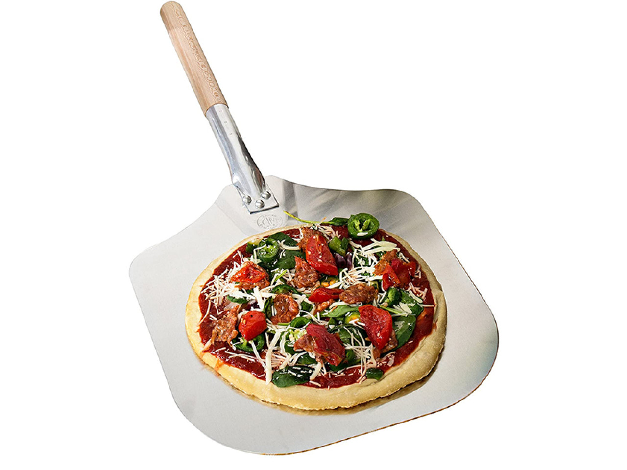 Pizza shovel with wooden handle square 66x30cm GRILLI 9626