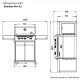 Газовий гриль Senator Pro-32 з системою Block Fire GRILLI 700377