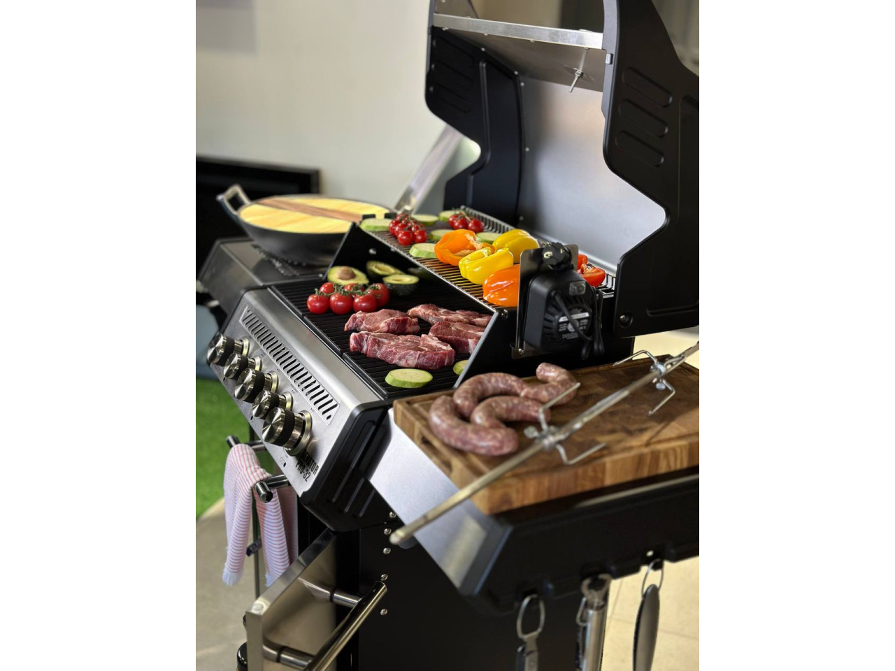 Газовий гриль Senator Pro-42 з системою BBQ Block Fire GRILLI 700477