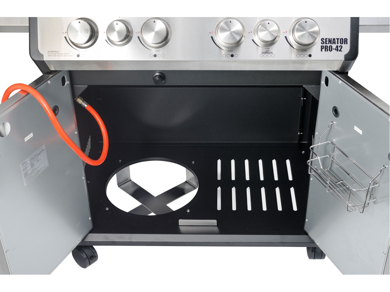 Газовий гриль Senator Pro-42 з системою BBQ Block Fire GRILLI 700477