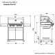 Газовий гриль Senator Pro-42 з системою BBQ Block Fire GRILLI 700477