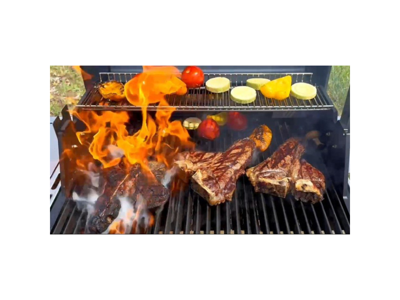 Block Fire system for the Broil King Porta Chef 320/Gem 10442 grill