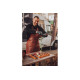Leather apron for men's kitchen grill L GRILLI 777266