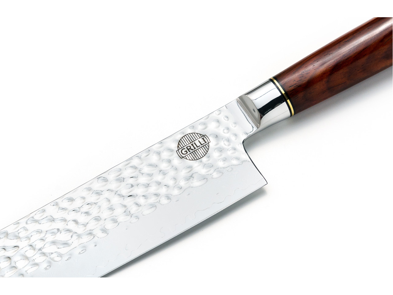 Professional Nakiri GRILLI Damascus steel knife 88872