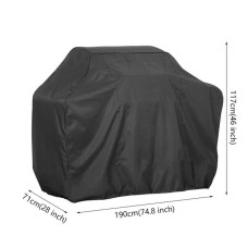 Pokrowiec na grill 190x71x117cm GRILLI 10203