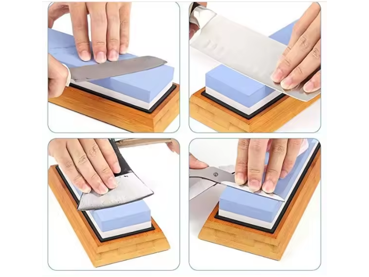 WATER STONE SHARPENER WHETTEN STONE FOR SHARPENING KNIFES Thickness 8000/3000 GRILLS 88875