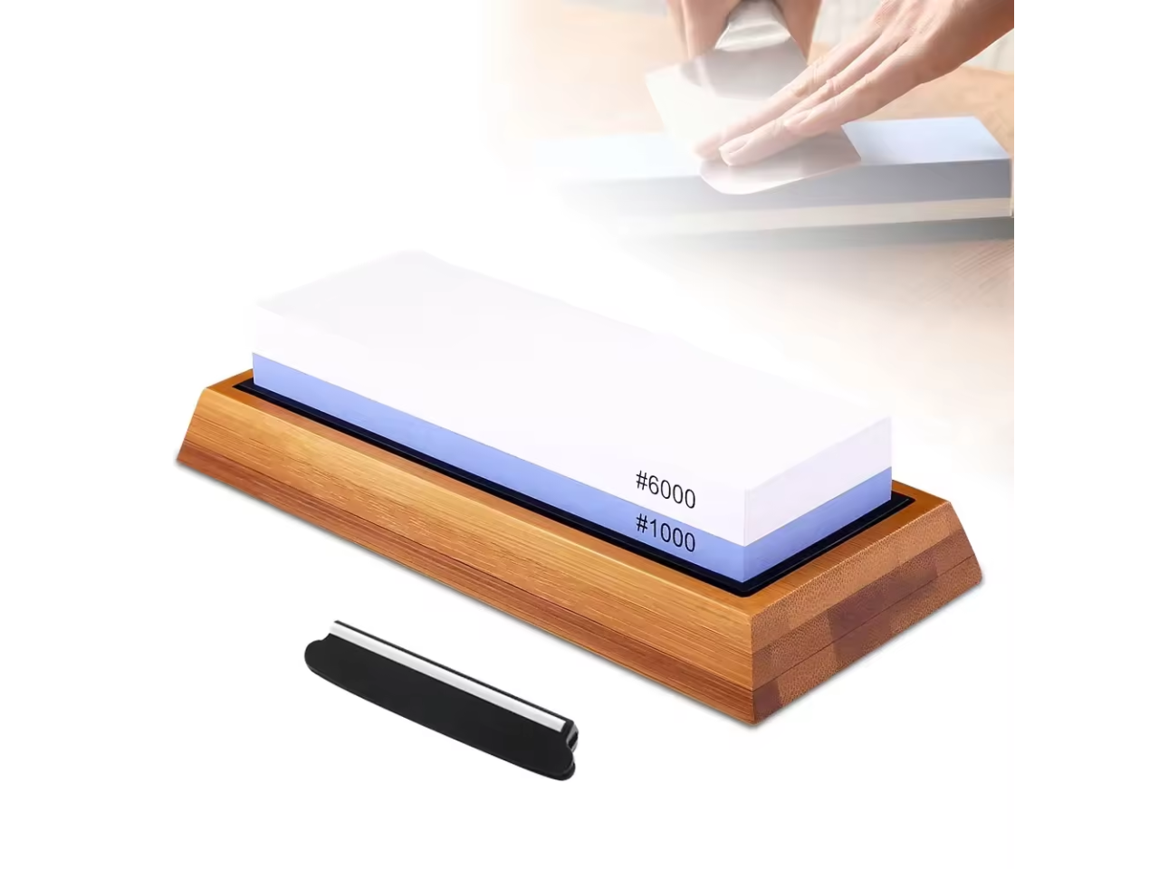 Water sharpening stone for knives grit 6000/1000 GRILLI 88874