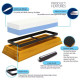 WATER STONE SHARPENER WHETTEN STONE FOR SHARPENING KNIFES Thickness 3000/1000 GRILLI 88873