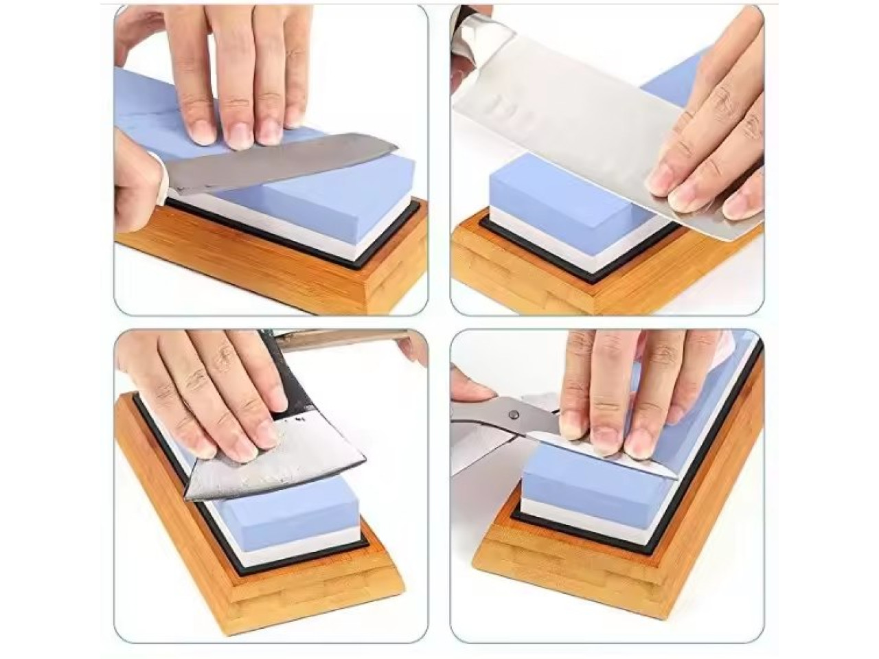 WATER STONE SHARPENER WHETTEN STONE FOR SHARPENING KNIFES Thickness 3000/1000 GRILLI 88873
