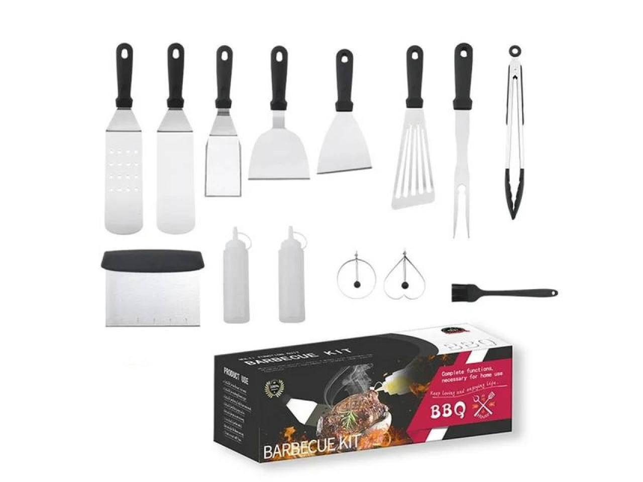 Breakfast set, 14 pieces, stainless steel GRILLI 777118