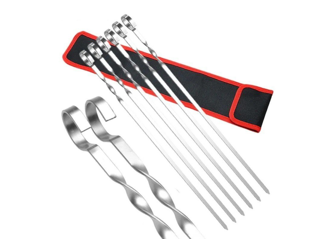 Skewer Set 10 pcs in Case Stainless Steel GRILLI 777136