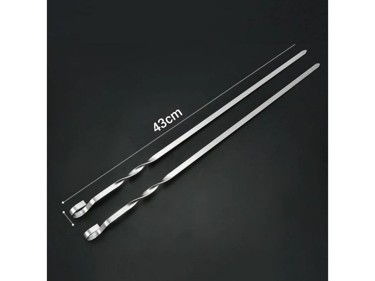 Skewer Set 10 pcs in Case Stainless Steel GRILLI 777136