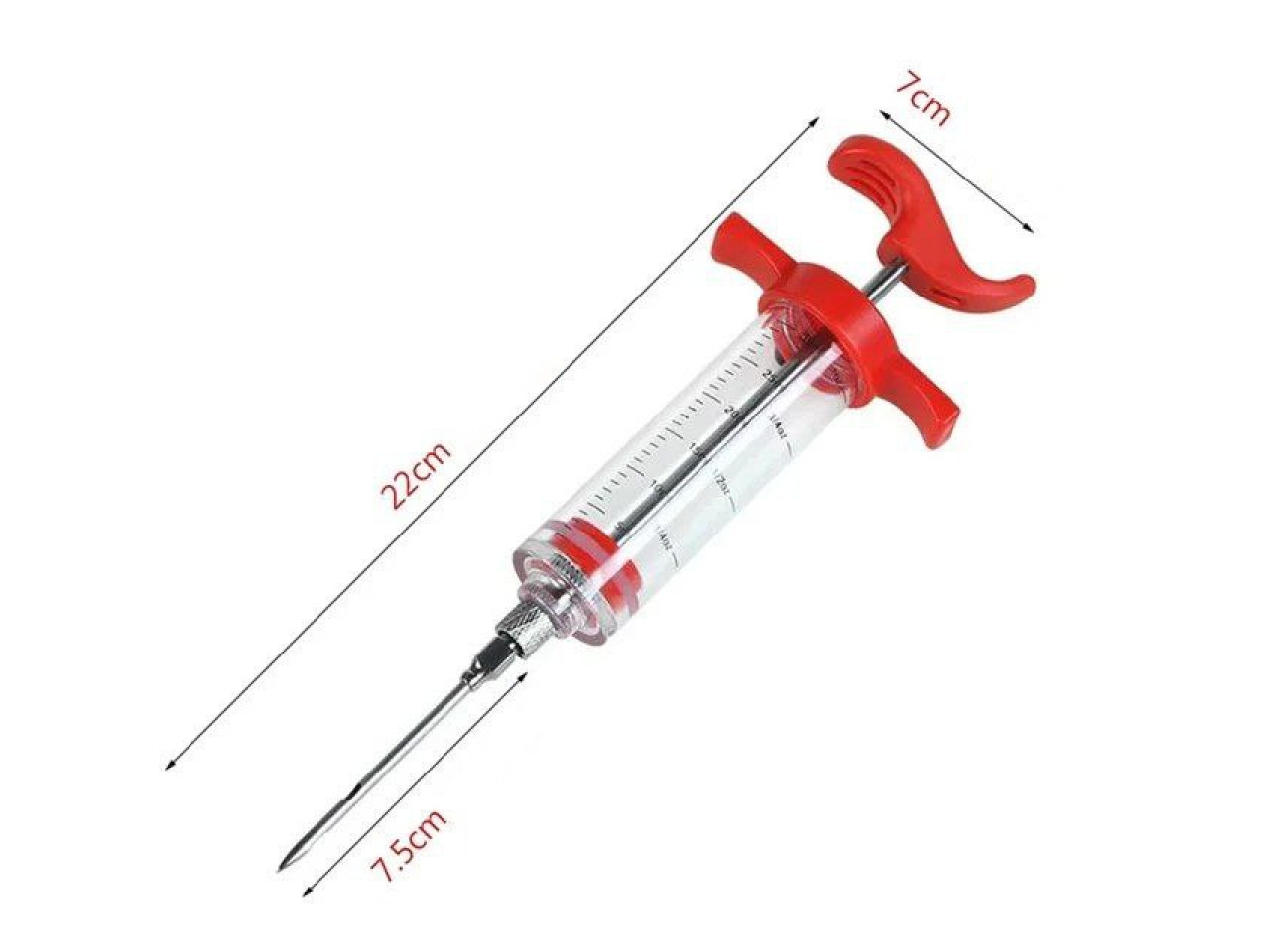 Marinade Injector with 3 Needles GRILLI 777122