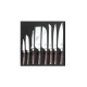 Professional Set of 8 Knives Made of Damascus Steel GRILLI 707001