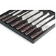 Professional Set of 8 Knives Made of Damascus Steel GRILLI 707001