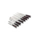 Professional Set of 8 Knives Made of Damascus Steel GRILLI 707001