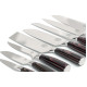 Professional Set of 8 Knives Made of Damascus Steel GRILLI 707001