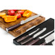 Professional Set of 8 Knives Made of Damascus Steel GRILLI 707001
